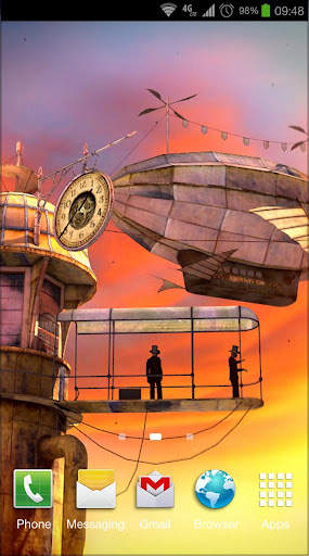 3D Steampunk Travel Pro lwp screenshot 2