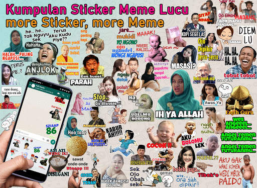 Kumpulan Sticker Meme Lucu WASticker for WhatsApp screenshot 1
