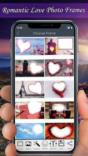 Romantic Love Photo Frames - Couple Photo Editor screenshot 2