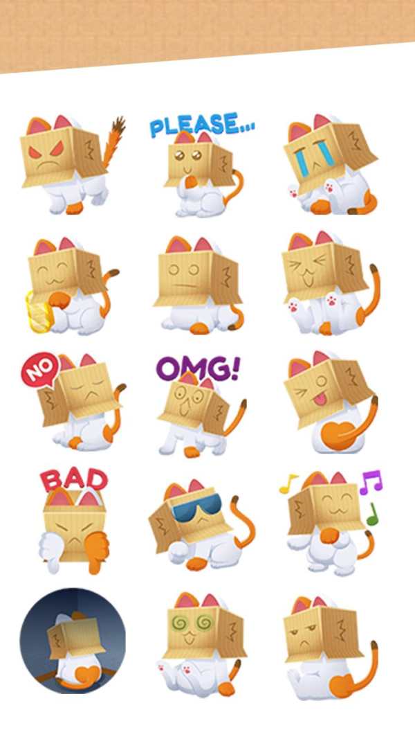 Puss In Box Sticker for Facebook screenshot 2