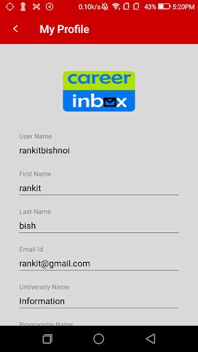Career Inbox 5 تصوير الشاشة