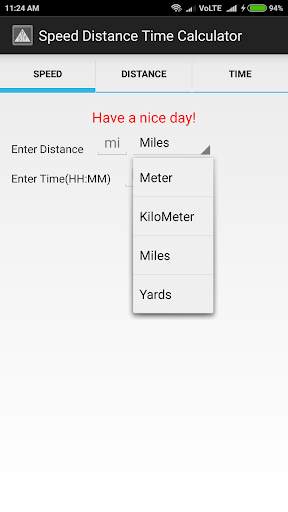 Speed Distance Time Calculator скриншот 5