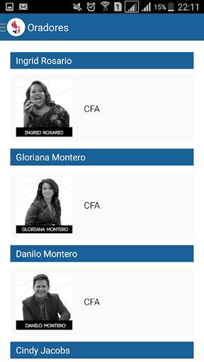 Evento CFA screenshot 3