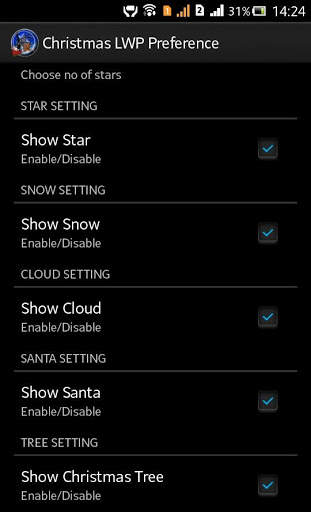 Christmas Live Wallpaper screenshot 5