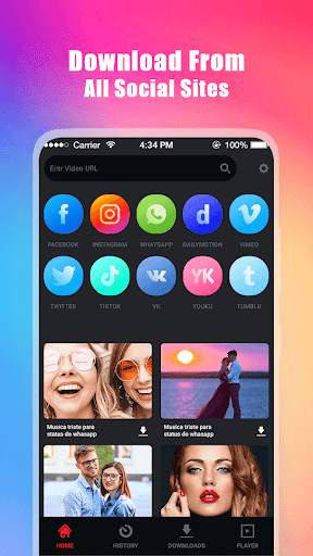 Tube Video Downloader - Fast Video Downloader App screenshot 1
