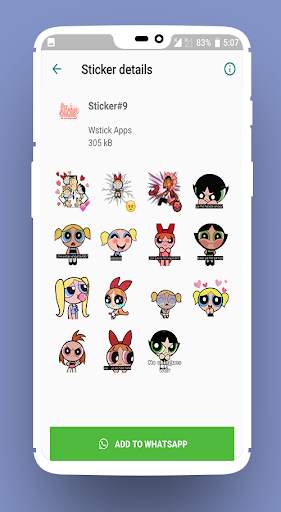 Sticker de las Chicas Poderosas Para WhatsApp screenshot 2