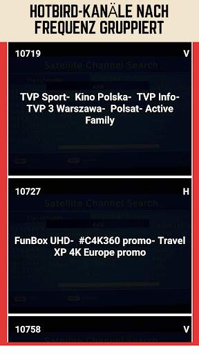HotBird TV- und RADIO-Kanäle I screenshot 1