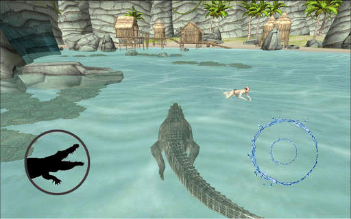 Crocodile Simulator Beach Hunt screenshot 1