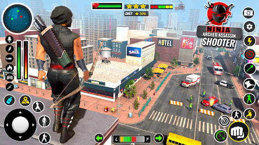 Ninja Archer Assassin Shooter screenshot 1