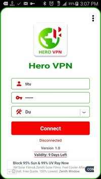 Hero VPN screenshot 1