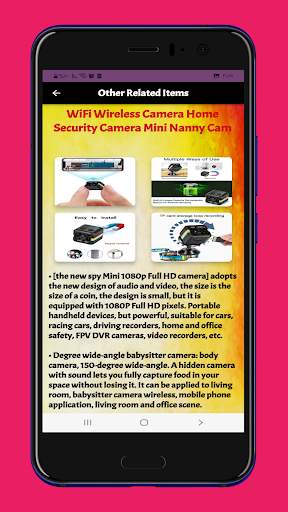 Mini Camera Wifi Guide screenshot 5