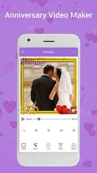 Anniversary video Maker with Music screenshot 3