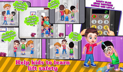 Lift Safety For Kids : Child Safety Games screenshot 5