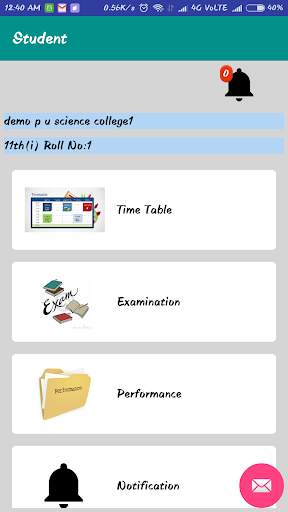 TG Student screenshot 1