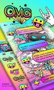 (FREE) GO SMS PRO OMG THEME screenshot 1