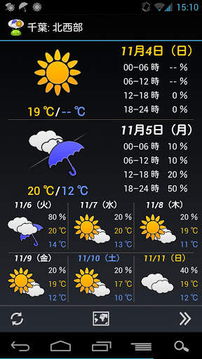 WeatherNow (JP weather app) screenshot 2