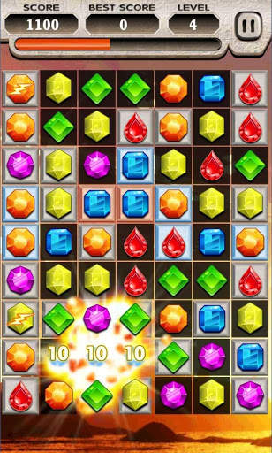 Jewels Game - 3 Worlds screenshot 5