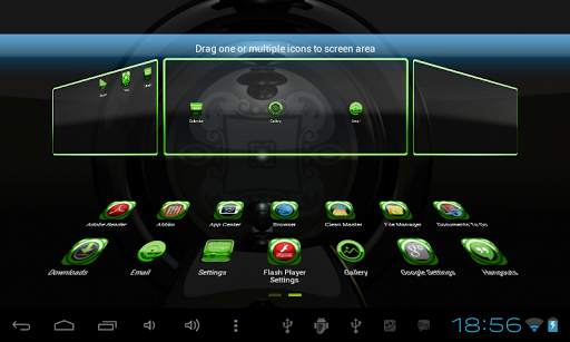 Next Launcher Theme glas lime screenshot 12