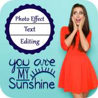 Photo Effect Text Editing : profile pic maker logo