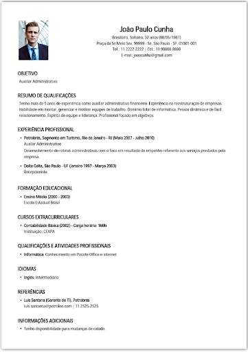 Curriculum Profissional screenshot 4