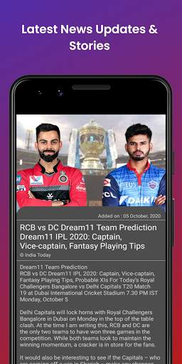 CricBuddy Live Line: Cricket Scores and Updates screenshot 4