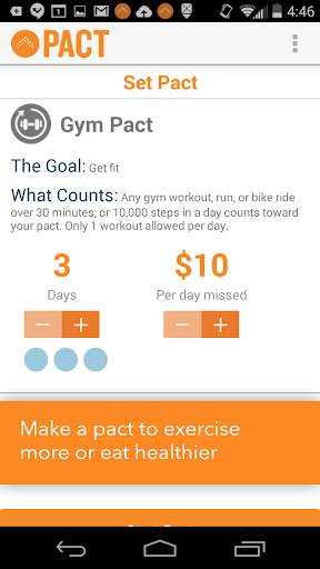 Pact: Earn Cash for Exercising स्क्रीनशॉट 2