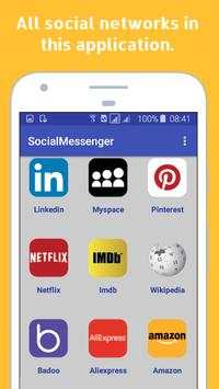 Messenger - All Social Network In One Application screenshot 4