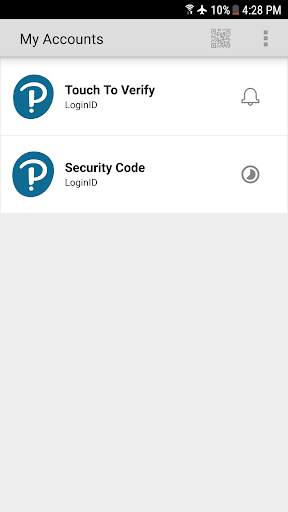 Pearson Employee Authenticator screenshot 2
