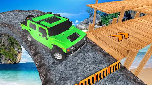 Offroad Jeep Driving Stunt 3D : Real Jeep Games screenshot 1