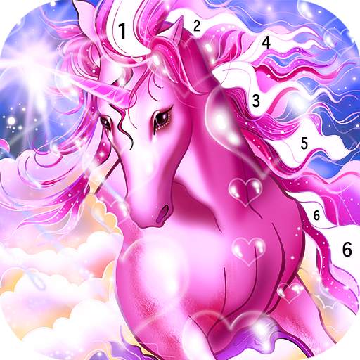 Unicorn color by number: Coloring games offline 1.0.36