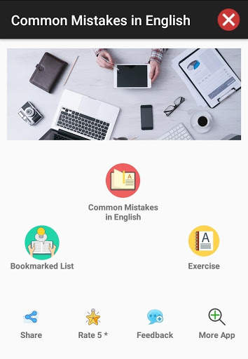 Common Mistakes in English скриншот 1