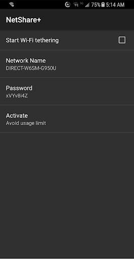 NetShare   Wifi Tether screenshot 2
