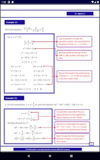 Algebra 2 Pure Math screenshot 12