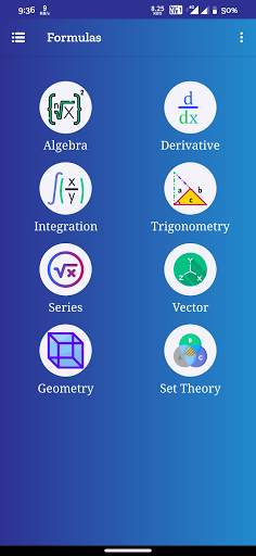 Math Formula Pro - Algebra, Geometry, Trigonometry скриншот 2