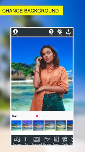 Nature Photo Frame Editor - Auto Cut Background screenshot 5