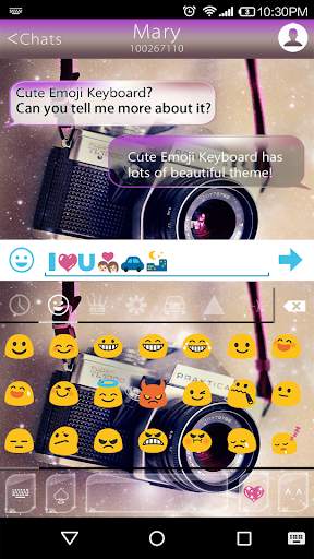 Camera Emoji Keyboard screenshot 2