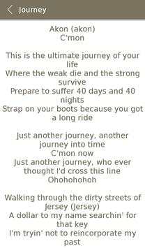 All Akon Album Songs Lyrics screenshot 7