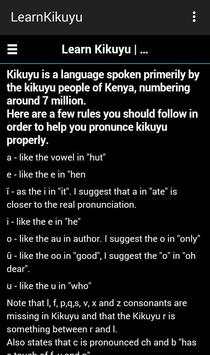 Learn Kikuyu screenshot 1