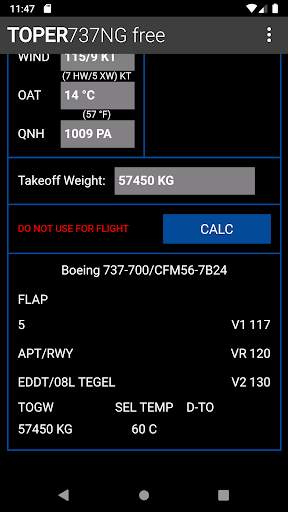 TOPER 737NG Free screenshot 2