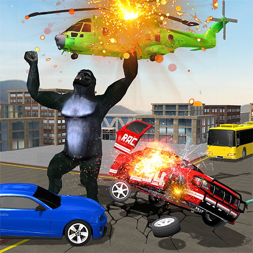 Incredible Monster Gorilla Rampage: Animal Games icon