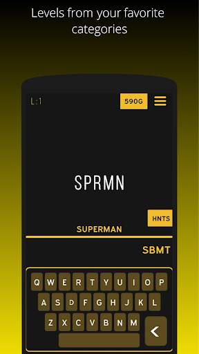 Only Consonants – Guess the Word Puzzle Game screenshot 2