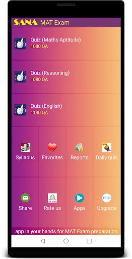 MAT Exam screenshot 1