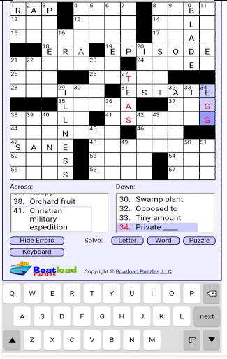 Daily Crossword screenshot 4