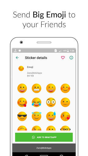 ❤️Love, 😊 Emoji & 👧Cute Girl Stickers (10 packs) screenshot 2