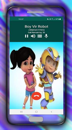 The Vir Robot Boy Fake Call screenshot 1