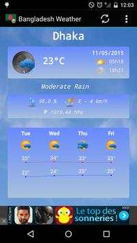 Weather for Bangladesh screenshot 1
