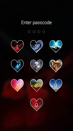 Love Keypad Lock Screen screenshot 4