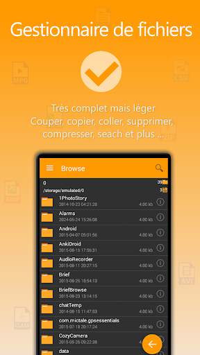 Browse - Fichier gérer screenshot 1