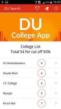 DU Delhi College Cut-off App screenshot 4