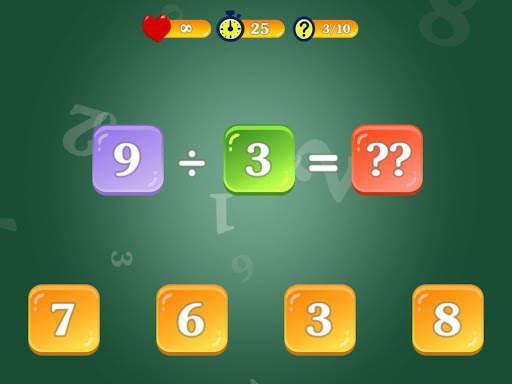 Tablas de multiplicación y división. Formación. screenshot 7